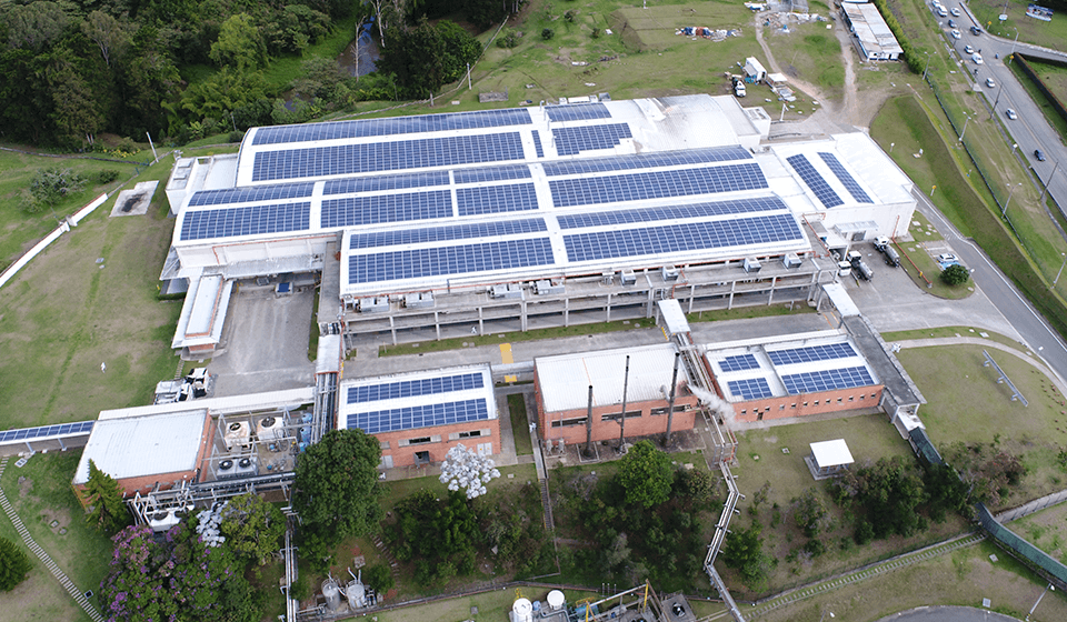 Nuestra Fábrica Rionegro tiene el techo solar más grande de Antioquia