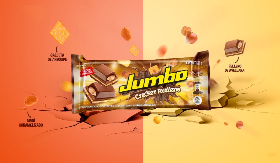 ¡Nueva edición limitada! Jumbo Cracker Avellana