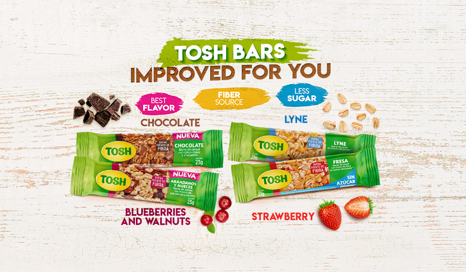 TOSH bars improved for you