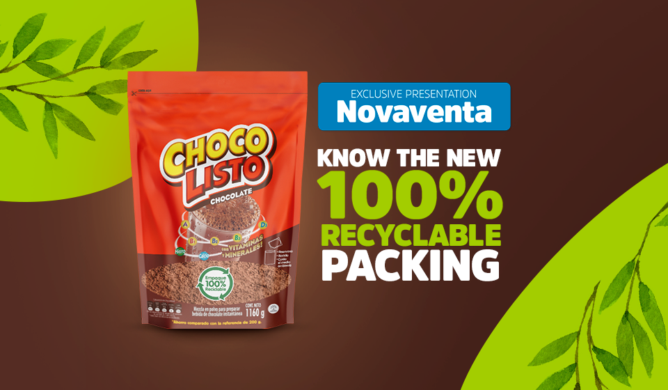 New packing 100% recyclable for Chocolisto!