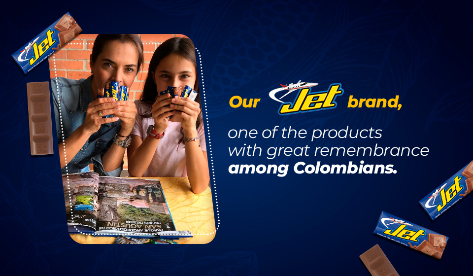 Our Jet brand, one of the products with great remembrance among colombians
