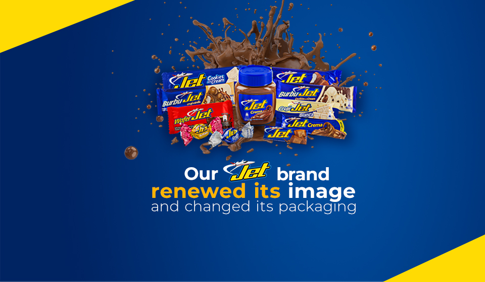 Our Jet brand renewed its image and changed its packaging