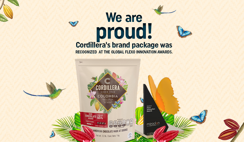 Our Cordillera brand packaging was recognized at the Global Flexo Innovation Awards.