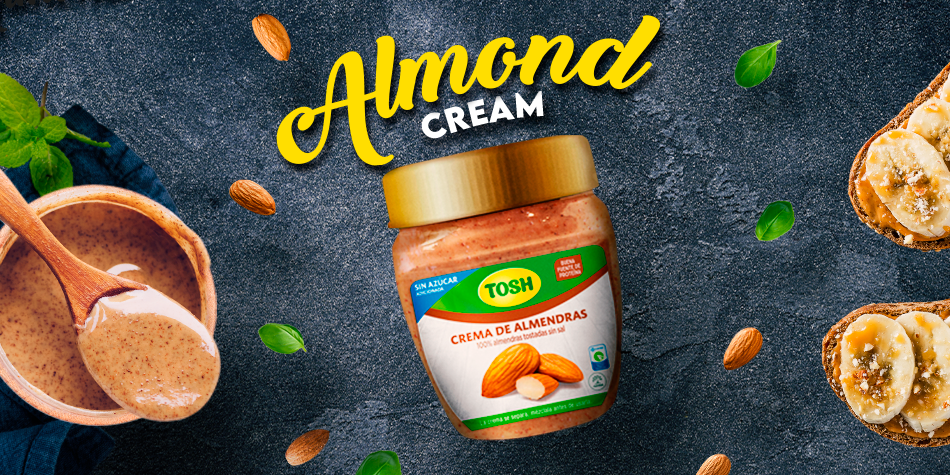 Try the new TOSH Almond Cream!