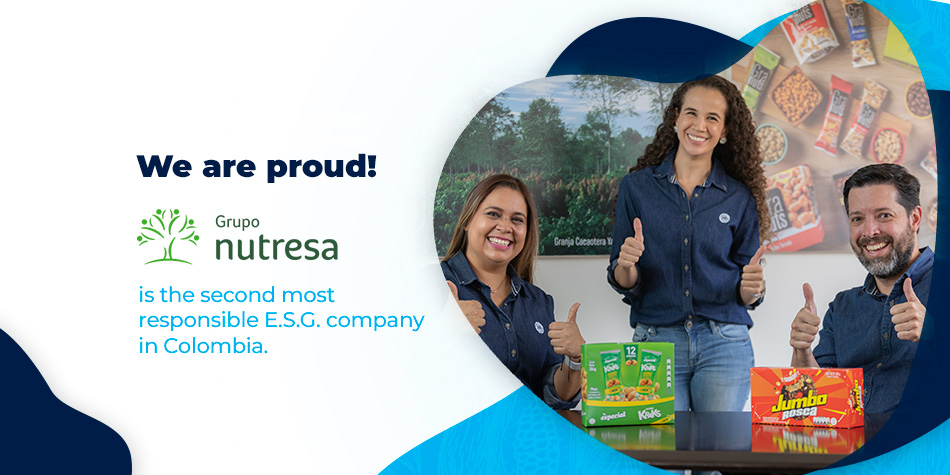We are proud to be part of Grupo Nutresa, the second most responsible company in Colombia!