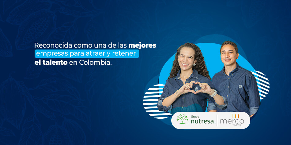 ¡Nos sentimos orgullosos!  Nuevamente Grupo Nutresa fue reconocida en el ranking Merco Talento 2023, como una de las mejores empresas para atraer y retener el talento en Colombia