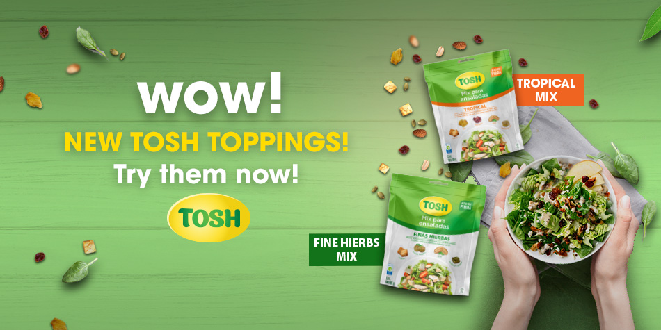 New Tosh Toppings for salads!