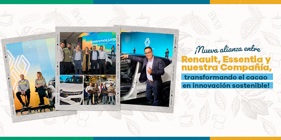 ¡Alianza entre Renault, Essentia y Compañía Nacional de Chocolates construye futuro!